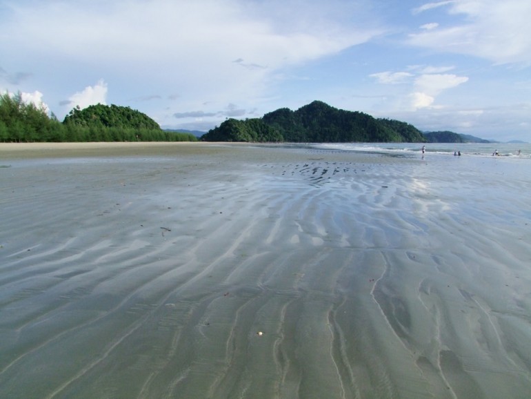 plage environ Ranong Thailande Songkran 2009