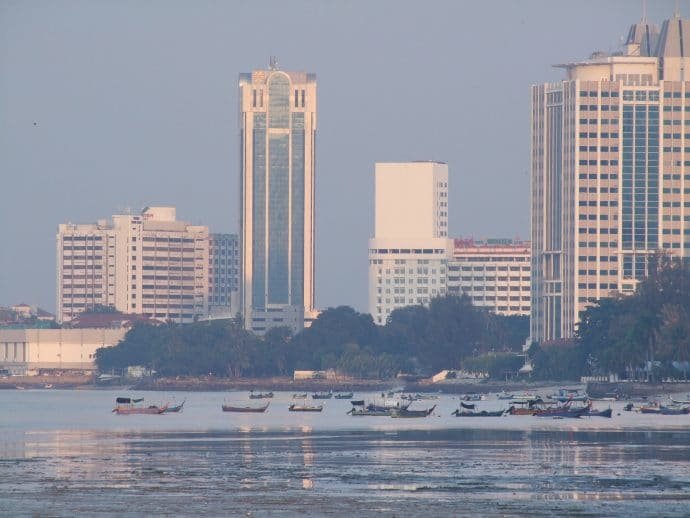 immeuble et hotel continental penang malaisie