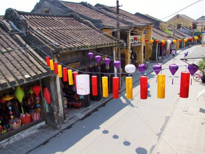 vieille rue hoi an - vietnam