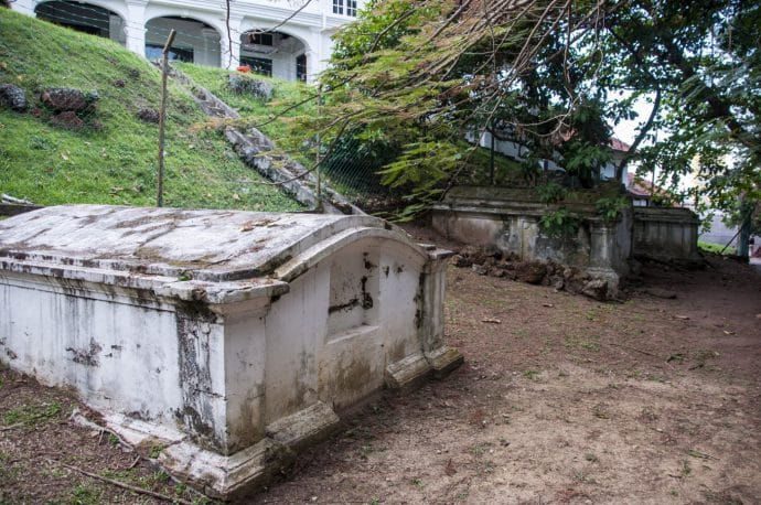 cimetiere colline eglise st paul - malacca