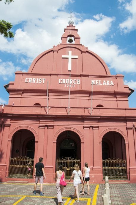 église dutch square - malacca - malaisie