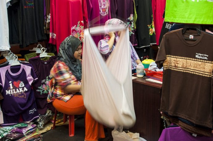 marché malacca - malaisie