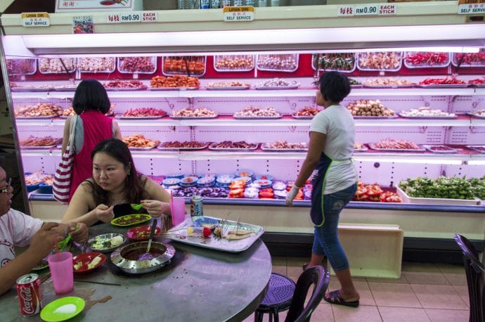 restaurant satay - malacca - malaisie