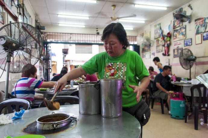 restaurant satay - malacca - malaisie