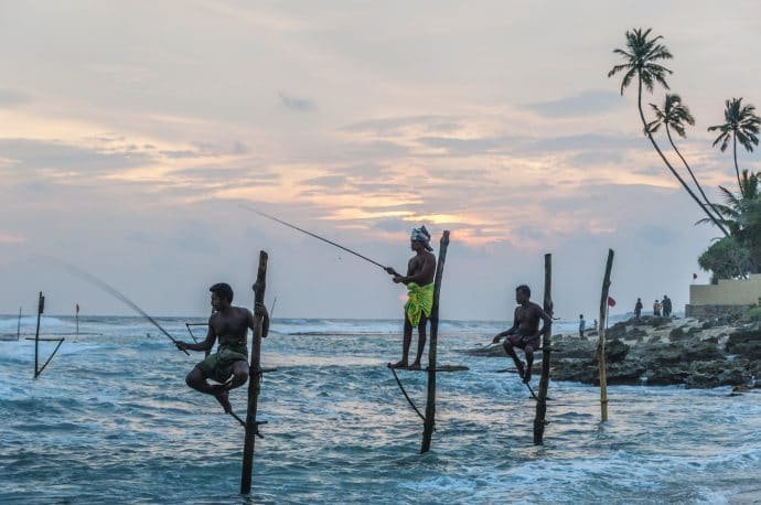 pêcheurs koggala - galle - sri lanka
