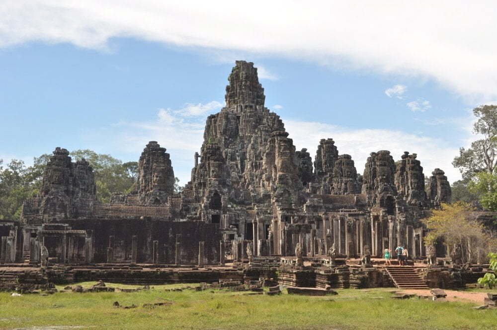 vue globale temple bayon cambodge