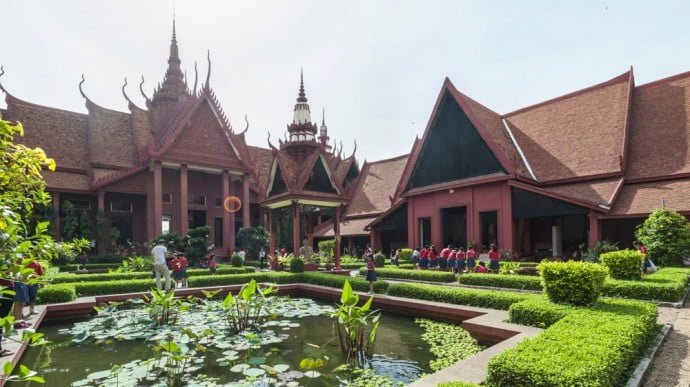 Cour intérieure musée national Phnom Penh