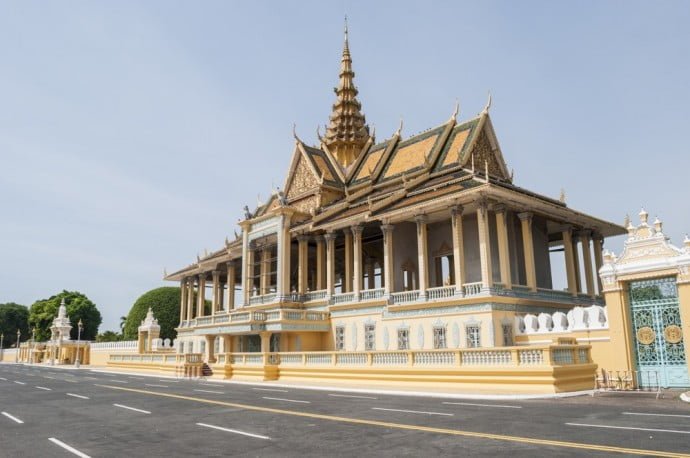 enceinte palais royal phnom penh