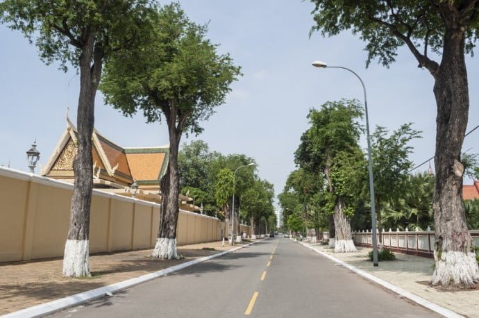 enceinte palais royal phnom penh