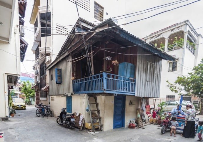 maison au coeur de phnom penh