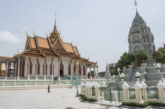 Pagode d'argent au Palais Royal Phnom Penh