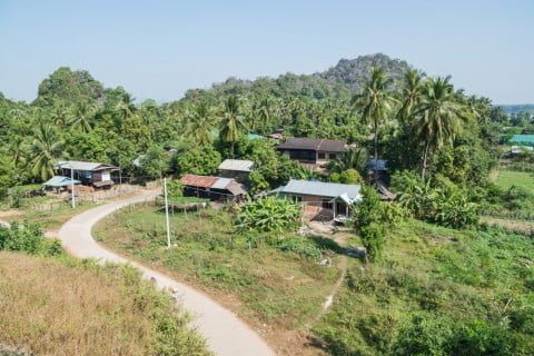 village proche hpa an birmanie