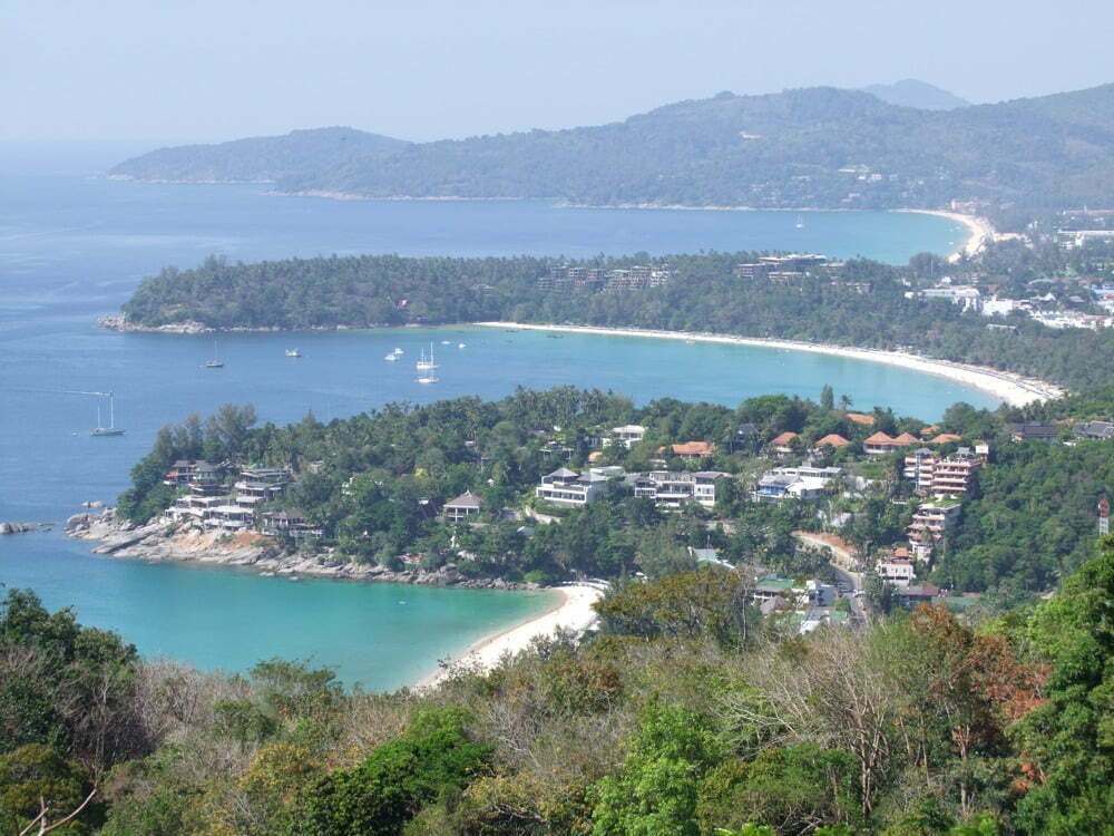 vue plages phuket thailande