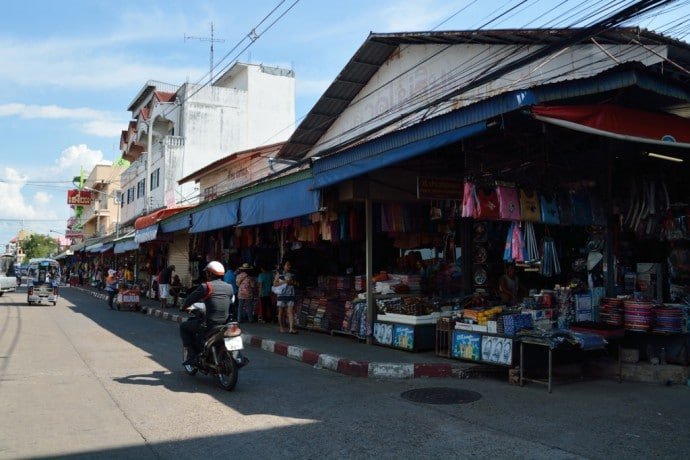 Indochina market Mukdahan issan Thaïlande