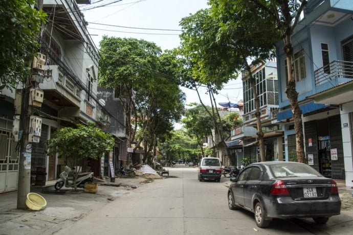 rue Lao Cai nord Vietnam