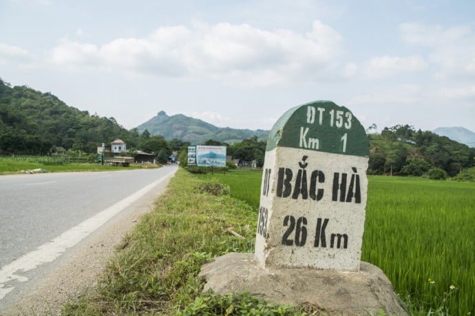 Trajet Lao Cai Bac Ha nord Vietnam