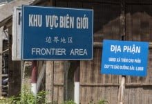 nord Vietnam - route près de la frontiere chinoise