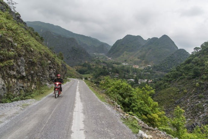 moto nord Vietnam - paysage Dong Van