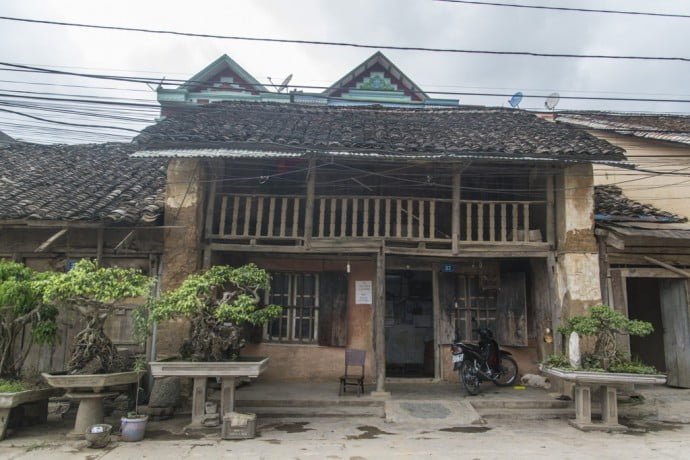 moto nord Vietnam - vieille maison Dong Van