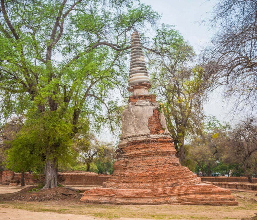 Chedi secondaire au Wat Phra Si Sanphet - Ayutthaya