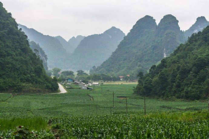 paysage province de Cao Bang