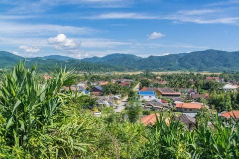 paysage Luang Namtha - Laos