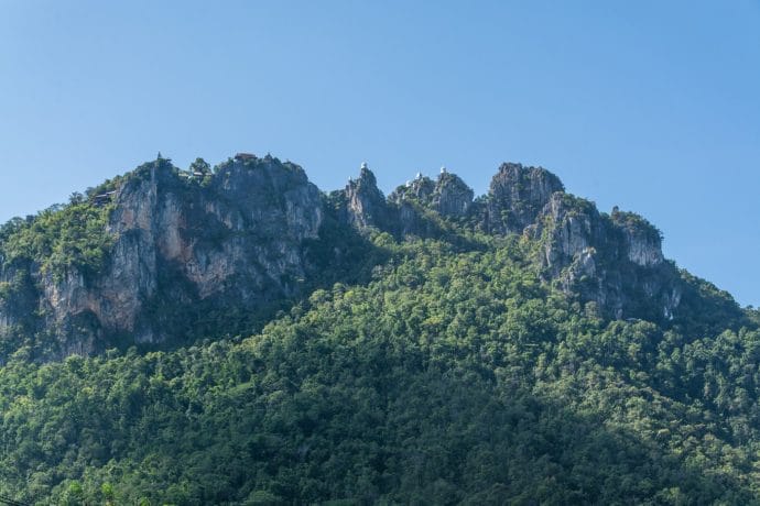 wat phrabat pu pha daeng - lampang