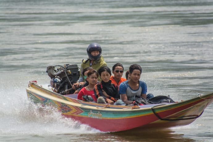 trajet huay xai pakbeng - croisière mekong laos