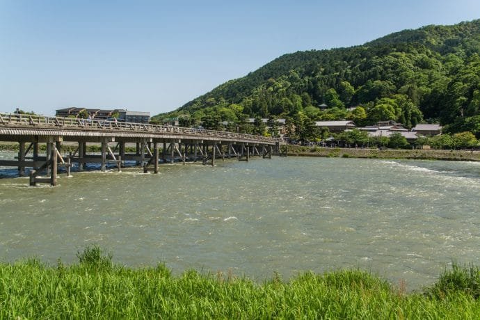 arashiyama pont togetsu-kyo riviere katsura