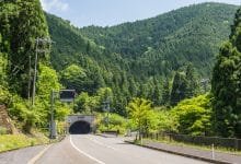 autoroute montagne kyoto japon
