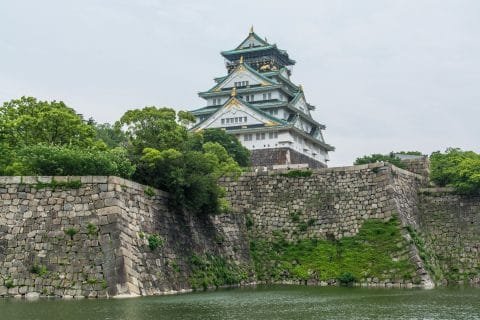 chateau osaka japon