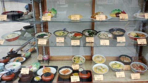 choix plats japonais restaurant kyoto
