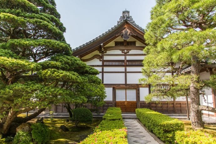 entree ginkaku-ji pavillon argent - kyoto