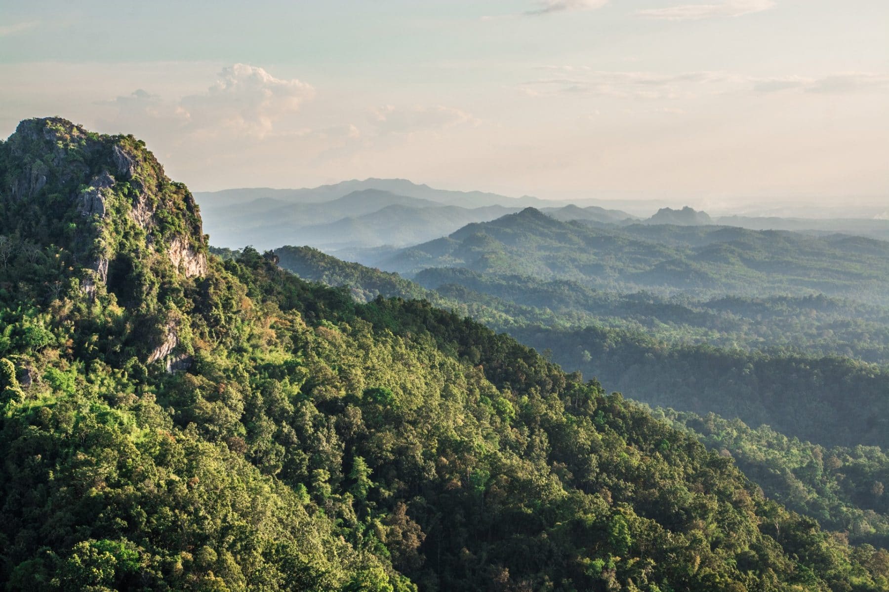 montagne lampang nord thailande