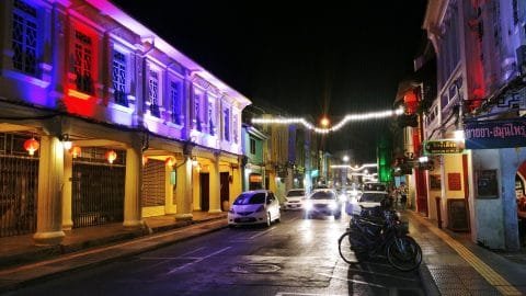 thalang road de nuit phuket town