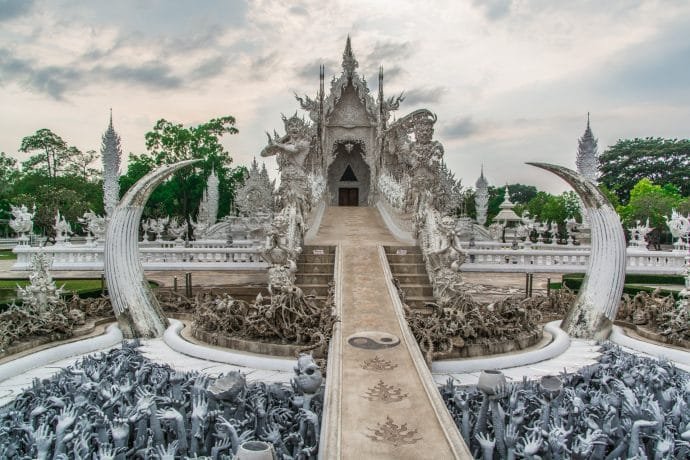 temple blanc wat rong khun chiang rai - thailande