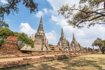 parc historique ayutthaya - thailande