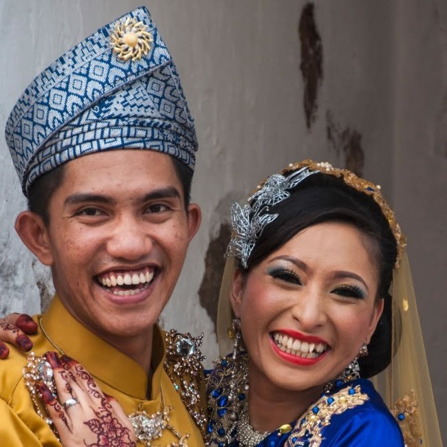 jeune couple mariee malacca - malaisie