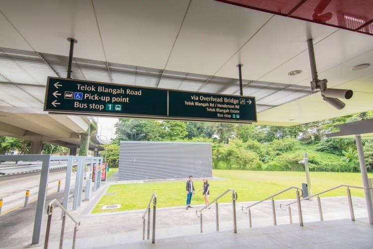 sortie metro telok blangah singapour