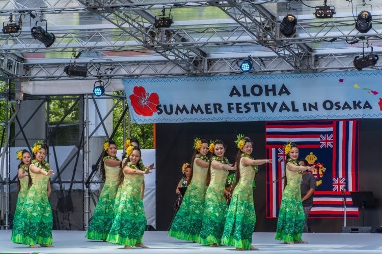 aloha summer festival osaka japon