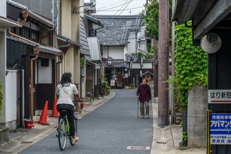 petite rue naramachi nara - japon