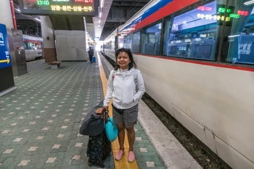 train gare seoul pour andong coree du sud