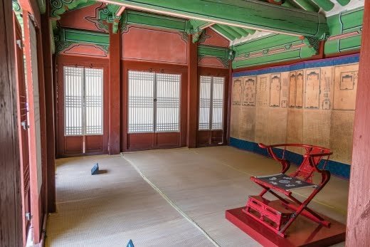 interieur jaejung sanctuaire jongmyo