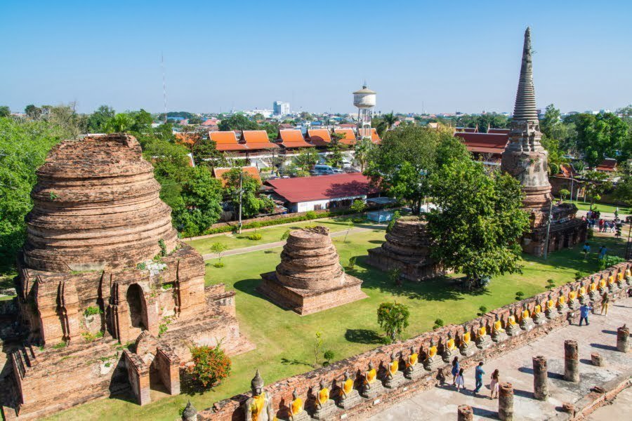 complexe temple wat yai chai mongkhon - ayutthaya