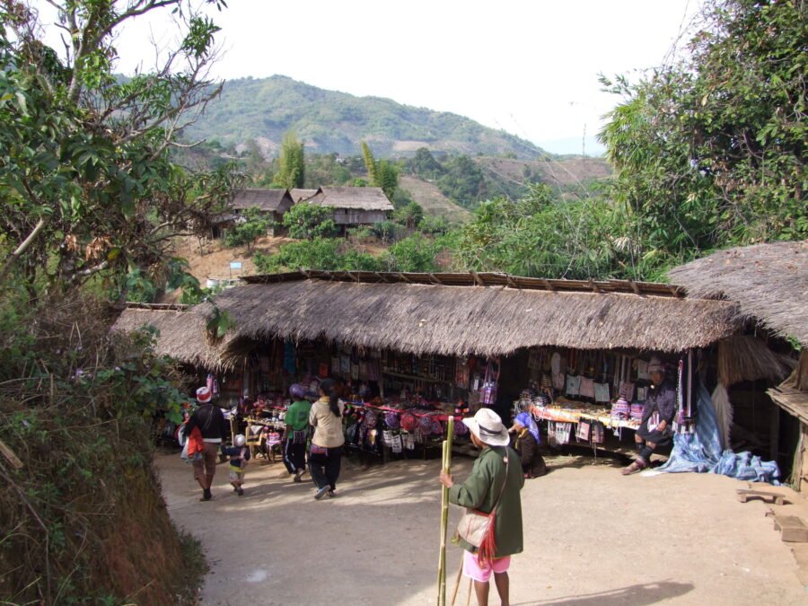 village touristique tribus nord thailande